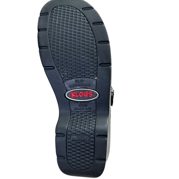 KLOGS Black Floral Leather Clogs Women's 7.5 Slip On Buckle Suede Arch Support - Picture 10 of 16